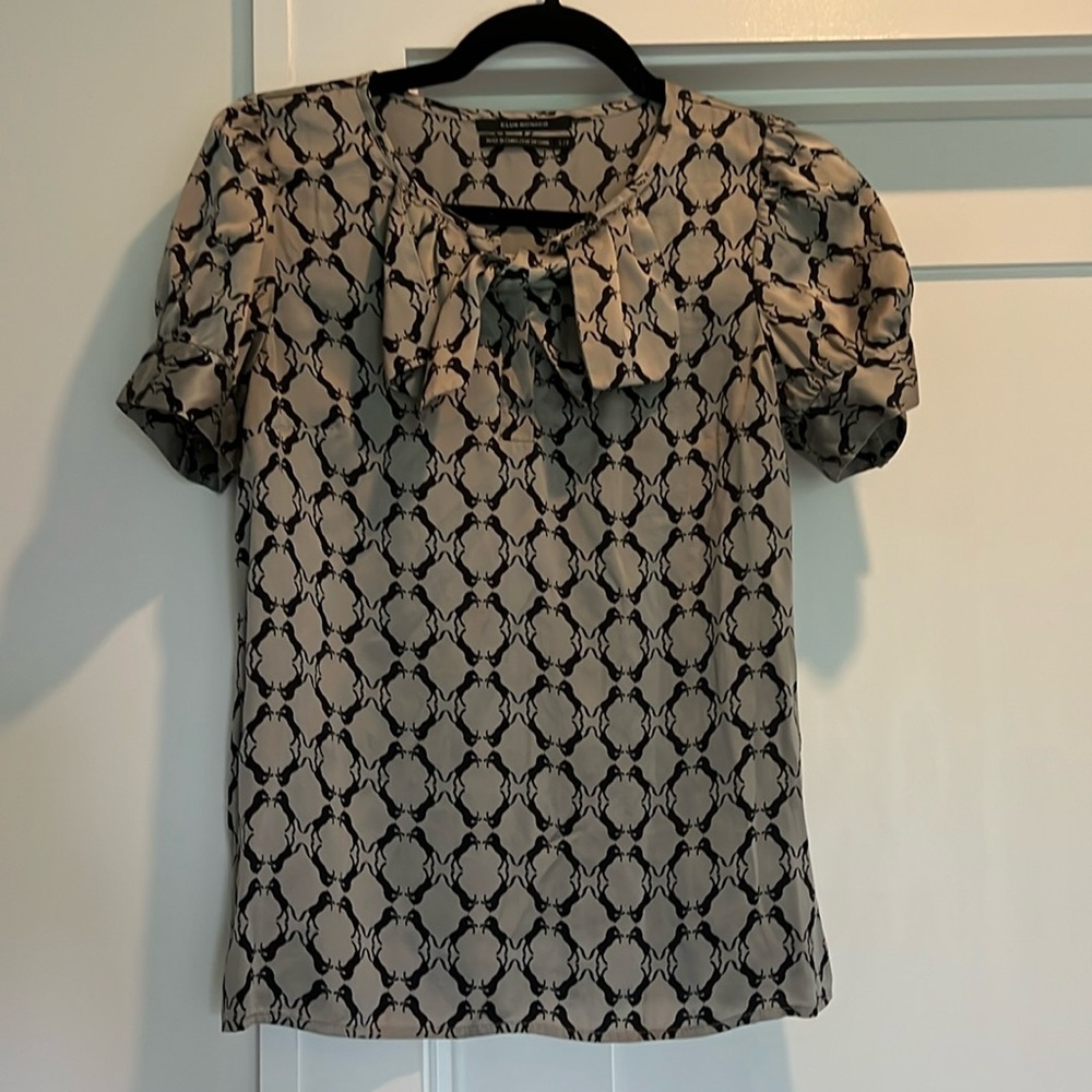 Club Monaco Silk Blouse